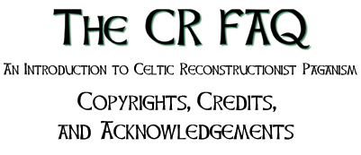 Copyrights, Credits and Acknowledgements
